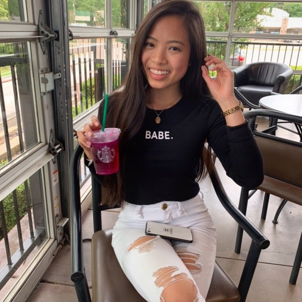 “BABE” Graphic Bodysuit